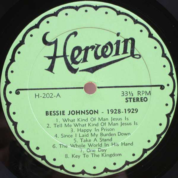 Bessie Johnson : 1928-1929 (LP, Comp)