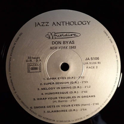 Don Byas : New York 1945 (LP, Comp, RE)