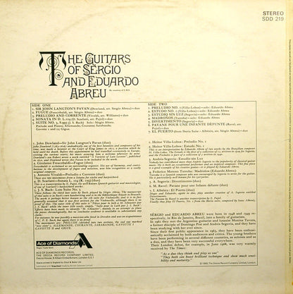 Sérgio And Eduardo Abreu : The Guitars Of Sérgio And Eduardo Abreu (LP, Album)