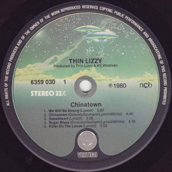 Thin Lizzy : Chinatown (LP, Album)