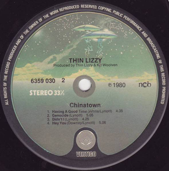 Thin Lizzy : Chinatown (LP, Album)