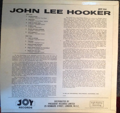 John Lee Hooker : Burnin' (LP, Album, RE)