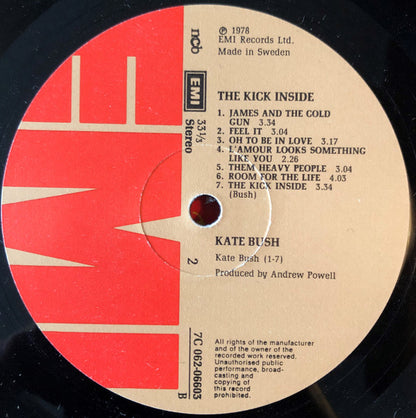 Kate Bush : The Kick Inside (LP, Album, Glo)