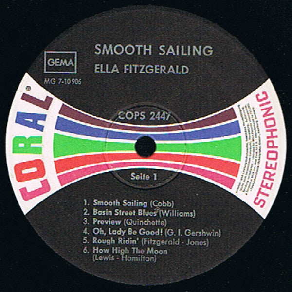 Ella Fitzgerald : Smooth Sailing (LP, Comp)