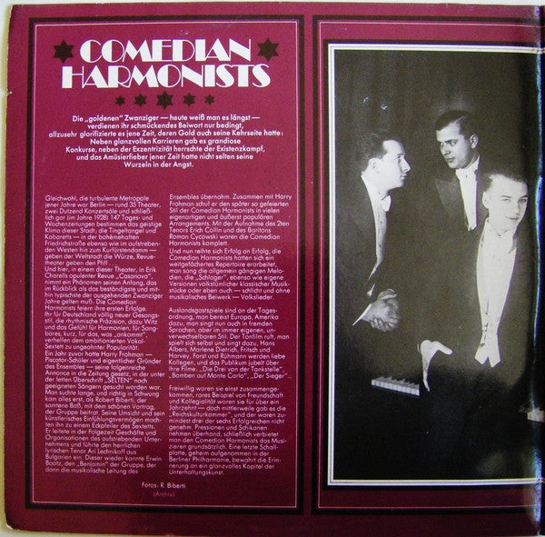 Comedian Harmonists : Comedian Harmonists (2xLP, Comp, Mono, RP)