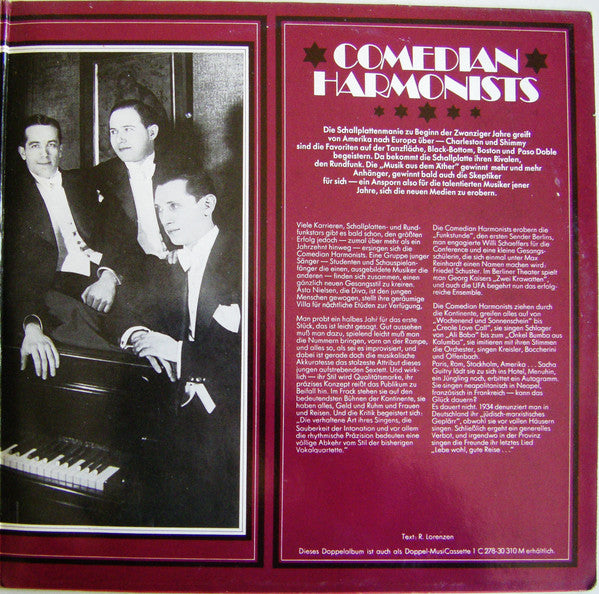 Comedian Harmonists : Comedian Harmonists (2xLP, Comp, Mono, RP)