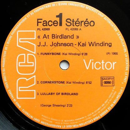 Kai Winding And J.J. Johnson : "At Birdland" (LP, Album, RE, Gat)