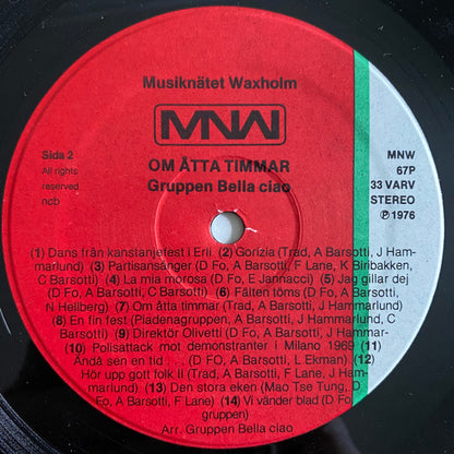 Bella Ciao : Om Åtta Timmar (LP)