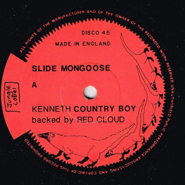 Kenneth Country Boy Backed By Red Cloud (7) : Slide Mongoose (12")