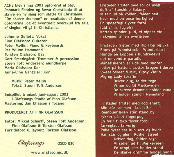 Ache (2) : De Skæve Drømme (CD, Single)