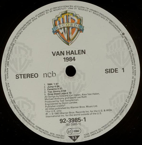 Van Halen : 1984 (LP, Album)