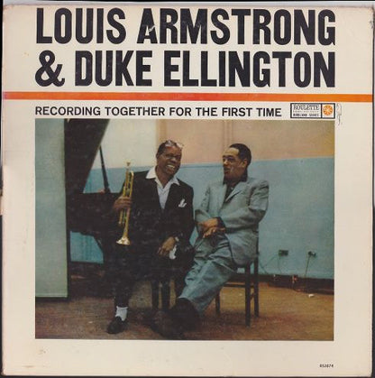 Louis Armstrong & Duke Ellington : Recording Together For The First Time (LP, Mono)