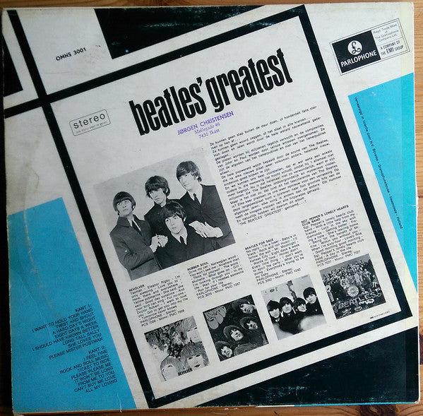 The Beatles : Beatles' Greatest (LP, Comp)