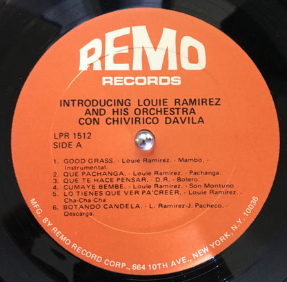 Louie Ramirez : Introducing Louie Ramirez (LP, Album, RE)