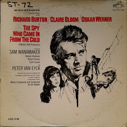 Sol Kaplan : The Spy Who Came In From The Cold (Music From The Score Of The Motion Picture) (LP, Mono)