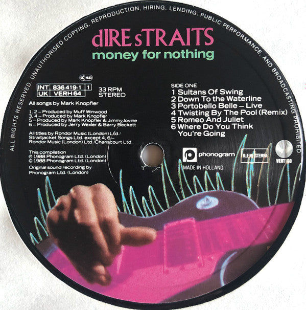 Dire Straits : Money For Nothing (LP, Comp)