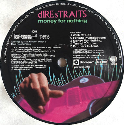 Dire Straits : Money For Nothing (LP, Comp)