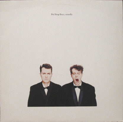 Pet Shop Boys : Actually (LP, Album)