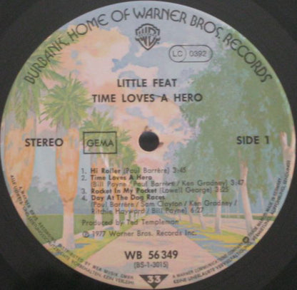 Little Feat : Time Loves A Hero (LP, Album)