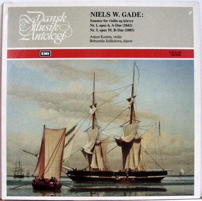 Niels Wilhelm Gade / Anton Kontra, Bohumila Jedlickova : Sonater For Violin Og Klaver (LP)