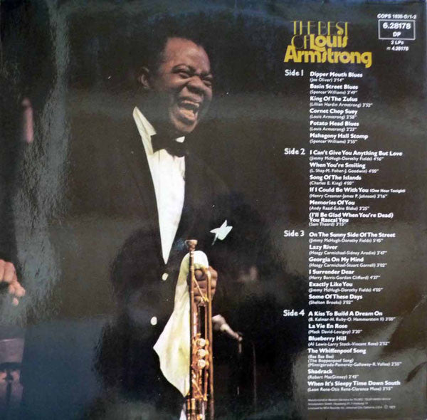 Louis Armstrong : The Best Of Louis Armstrong (2xLP, Comp, RE)