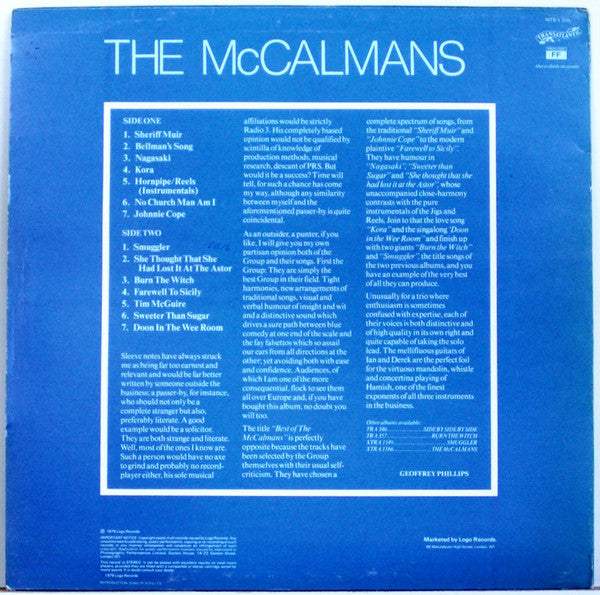 The McCalmans : The Best Of The McCalmans (LP, Comp)