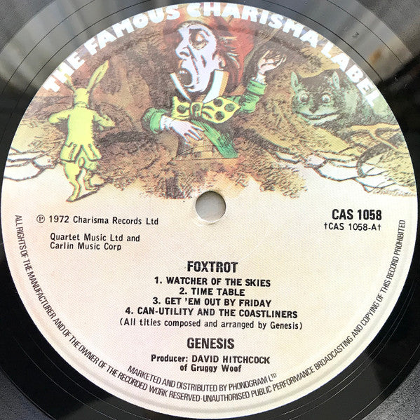 Genesis : Foxtrot (LP, Album, RE, Sma)