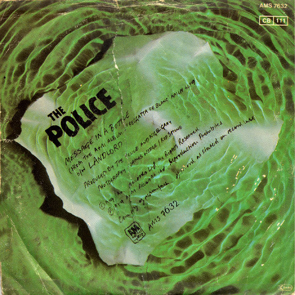 The Police : Message In A Bottle (7", Single)