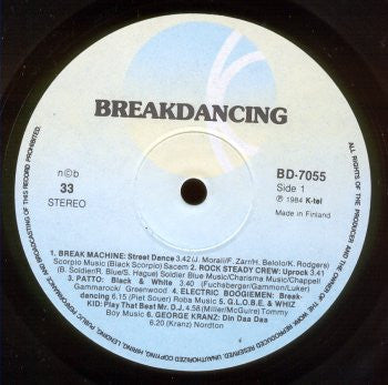 Various : Breakdancing (LP, Comp)
