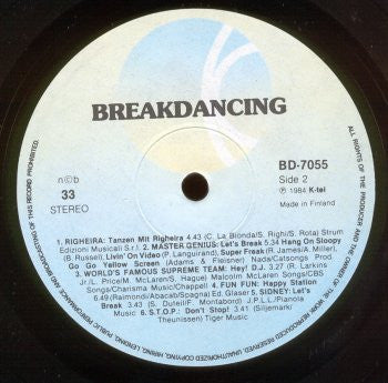 Various : Breakdancing (LP, Comp)