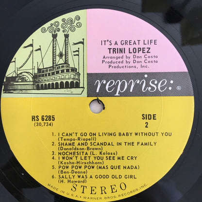 Trini Lopez : It's A Great Life (LP, Album)