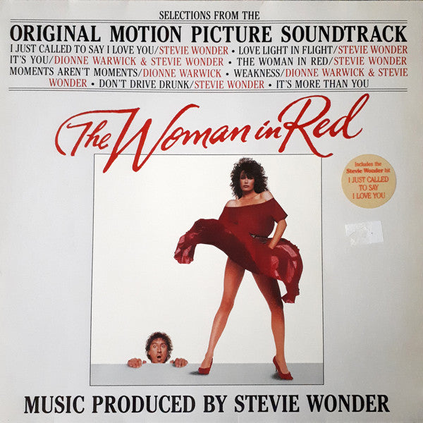 Stevie Wonder : The Woman In Red (Selections From The Original Motion Picture Soundtrack) (LP, Album, Gat)