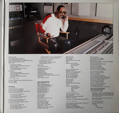 Stevie Wonder : The Woman In Red (Selections From The Original Motion Picture Soundtrack) (LP, Album, Gat)