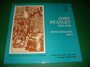 John Stanley (2) - The Little Orchestra Of London, Leslie Jones, Harold Lester : Sechs Konzerte Op. 2 (LP)