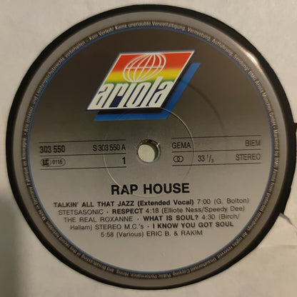 Various : Rap House (2xLP, Comp)