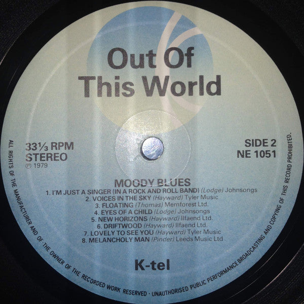 The Moody Blues : Out Of This World (LP, Comp, Dam)