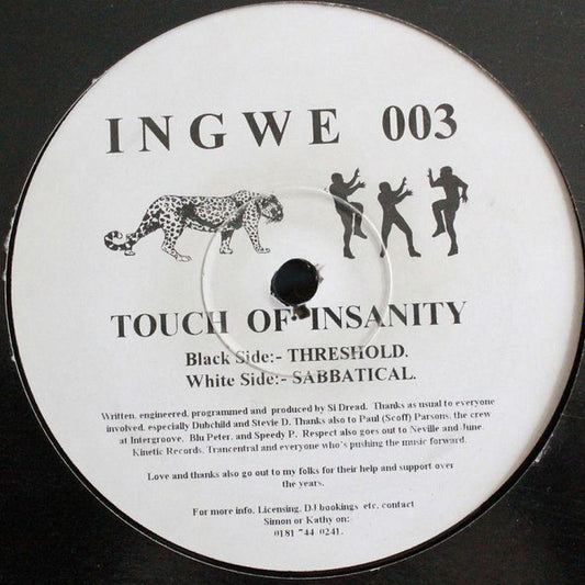 Touch Of Insanity : Threshold / Sabbatical (12")