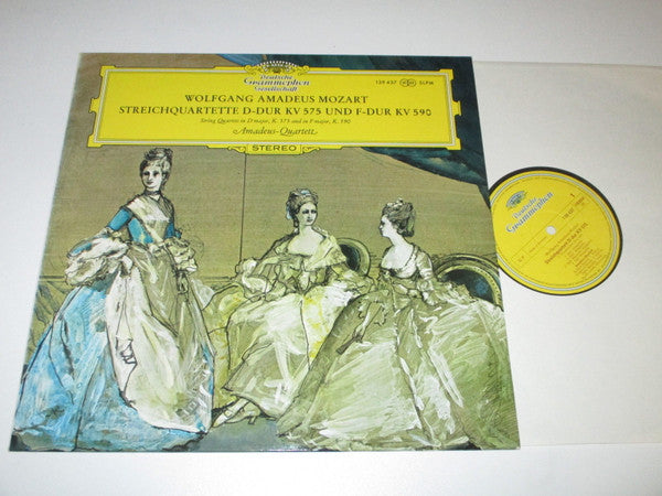 Wolfgang Amadeus Mozart - Amadeus-Quartett : Streichquartette D-dur KV 575 Und F-dur KV 590 (LP)