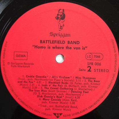 Battlefield Band : Home Is Where The Van Is (LP, Album)