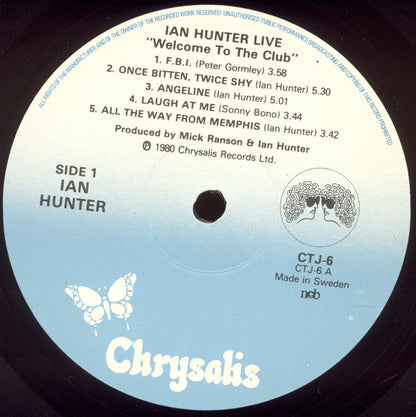 Ian Hunter : Welcome To The Club - Live (2xLP, Album)