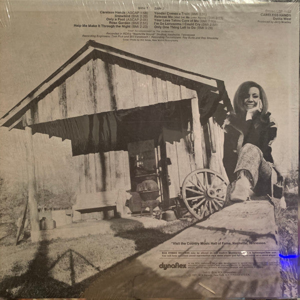 Dottie West : Careless Hands (LP, Album, Ind)