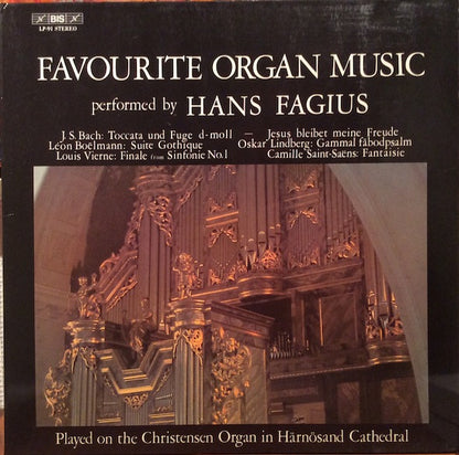 Hans Fagius : Favourite Organ Music (LP, Album)