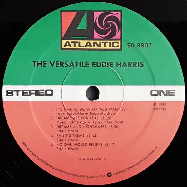 Eddie Harris : The Versatile Eddie Harris (LP)
