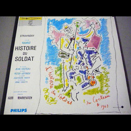 Igor Stravinsky / Igor Markevitch : Histoire Du Soldat (LP, RE)