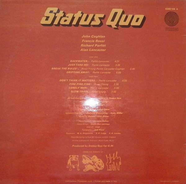 Status Quo : Quo (LP, Album)