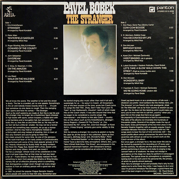 Pavel Bobek : The Stranger (LP, Bla)
