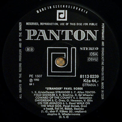 Pavel Bobek : The Stranger (LP, Bla)
