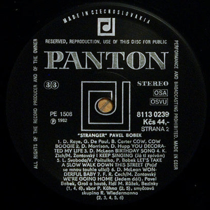 Pavel Bobek : The Stranger (LP, Bla)