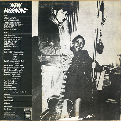 Bob Dylan : New Morning (LP, Album, Pit)