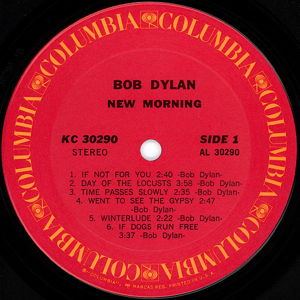 Bob Dylan : New Morning (LP, Album, Pit)